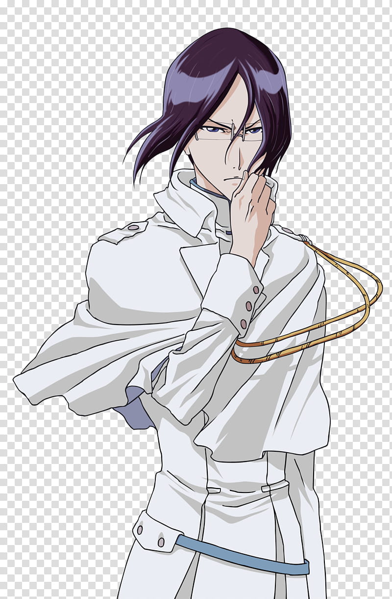 finished Ishida Uryu vexel, Bleach character illustration transparent background PNG clipart