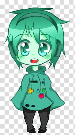 Chibi BMO transparent background PNG clipart