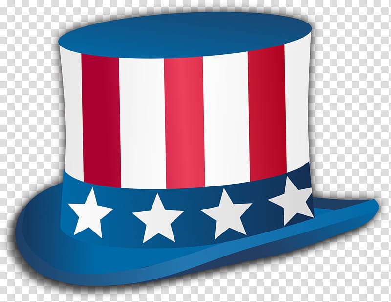 Fourth Of July, 4th Of July, Independence Day, American Flag, Fourth Of July Fireworks, Hat, Top Hat, Sun Hat transparent background PNG clipart