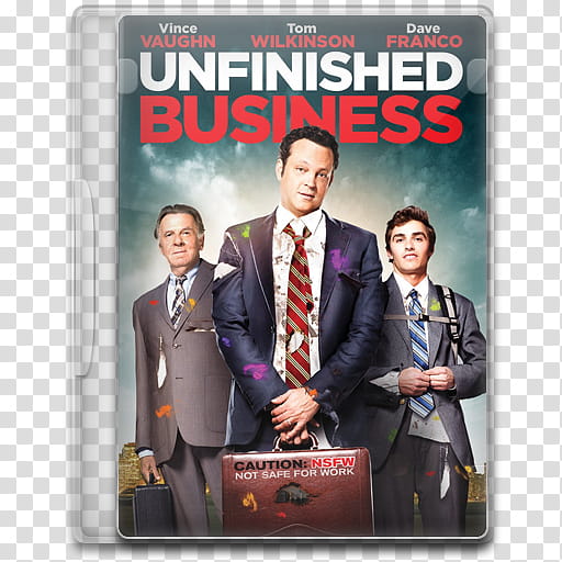 Movie Icon , Unfinished Business, Unfinished Business DVD case transparent background PNG clipart