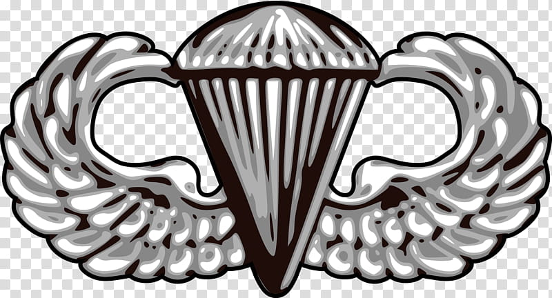 School Line Art, United States Army Airborne School, Parachutist Badge, Airborne Forces, Paratrooper, Military, Soldier, United States Armed Forces transparent background PNG clipart