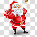 Santa Clause illustration transparent background PNG clipart