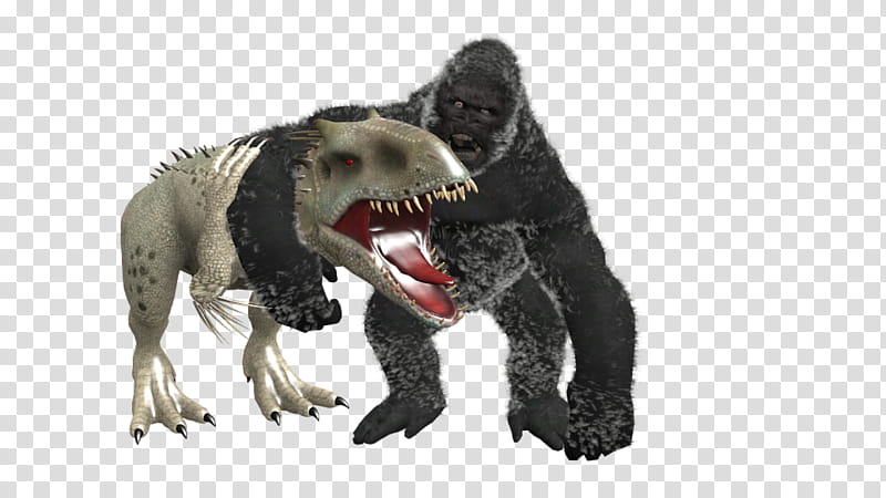 King Kong vs Indominus Rex transparent background PNG clipart