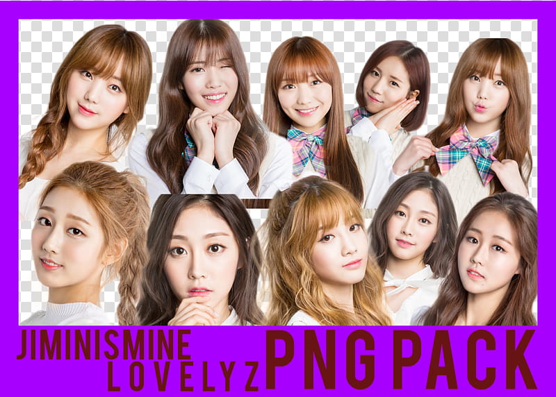 LOVELYZ transparent background PNG clipart