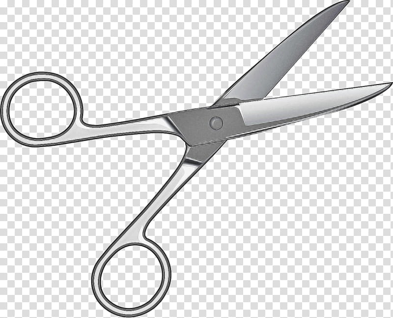 Hair, Scissors, Haircutting Shears, Angle, Line, Cutting Tool, Hair Shear, Office Supplies transparent background PNG clipart