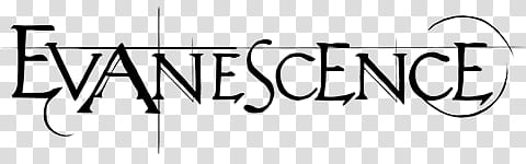 Evanescence text transparent background PNG clipart