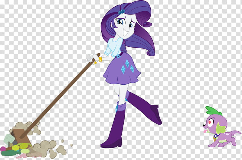 Equestria Girls Rarity Spike, Cleaning and love, My Little Pony Rarity transparent background PNG clipart