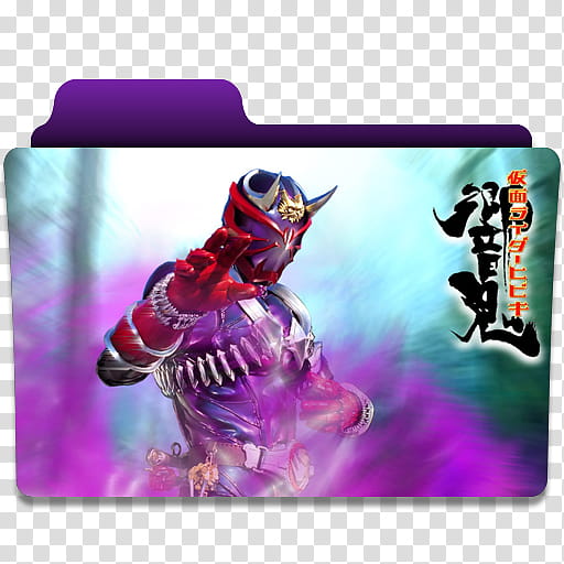 J LYRICS Kamen Rider icon , Kamen Rider Hibiki, purple monster character transparent background PNG clipart