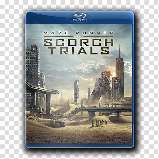 Maze Runner The Scorch Trial  Folder Icons, bluraycover transparent background PNG clipart