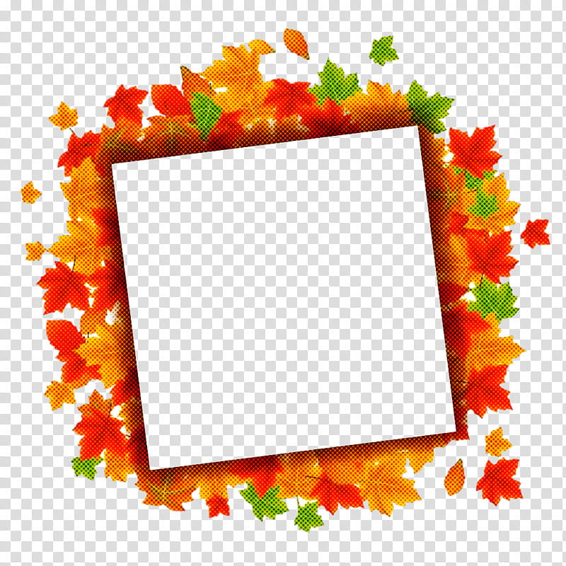 frame, Leaf, Frame, Orange, Rectangle transparent background PNG clipart