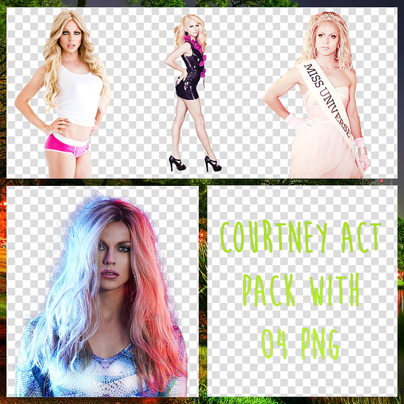 Courtney Act transparent background PNG clipart