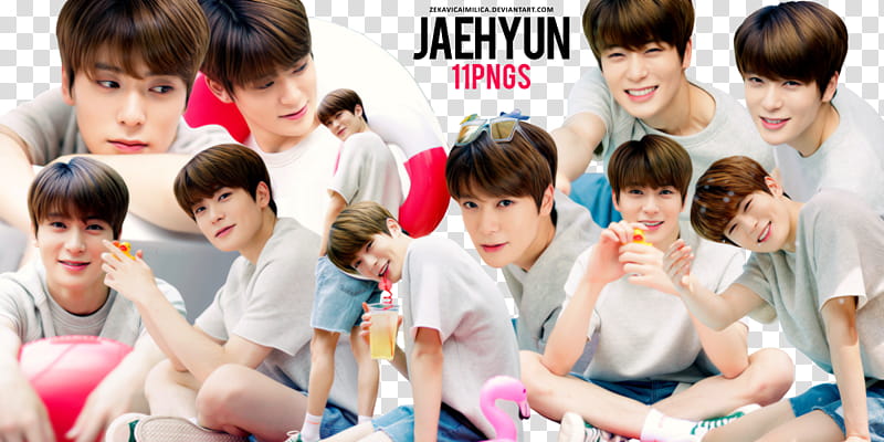 NCT Jaehyun Summer Vacation, smiling man transparent background PNG clipart