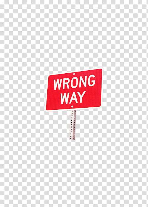 red and white wrong way signage transparent background PNG clipart