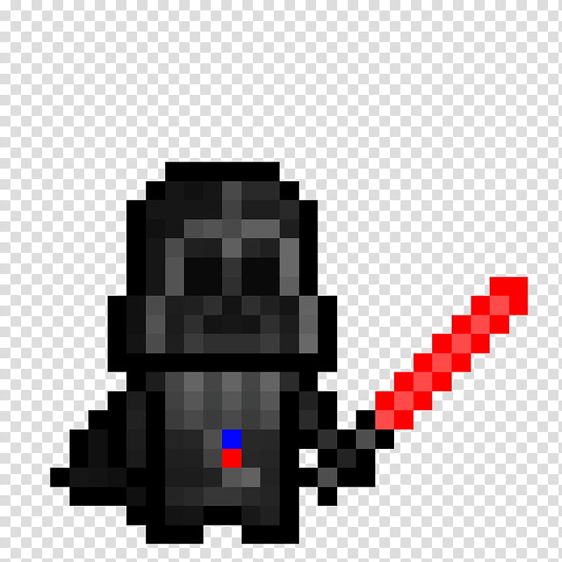 Pixel Darth Vader|Star Wars PixelArt transparent background PNG clipart