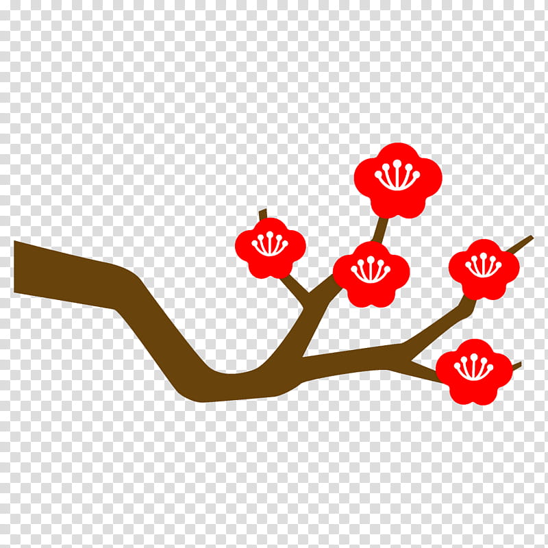 plum branch plum winter flower, Plant transparent background PNG clipart