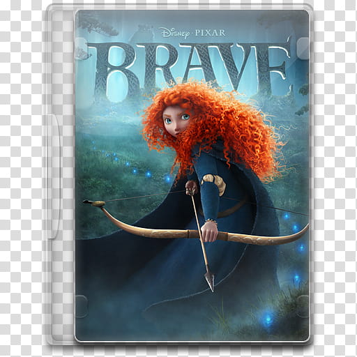 Movie Icon , Brave , Disney Pixar Brave DVD case transparent background PNG clipart