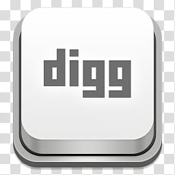 Apple Keyboard Icons, Digg, Digg icon transparent background PNG clipart