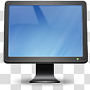 iKons Monitors, black flat screen computer monitor illustration transparent background PNG clipart