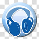 Powder Blue, blue music playlist logo transparent background PNG clipart