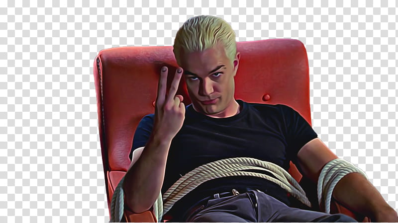 Spike BTVS James Marsters transparent background PNG clipart