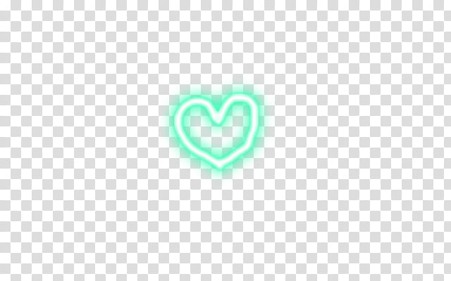 Lights Hechos X Mi, green neon heart transparent background PNG clipart