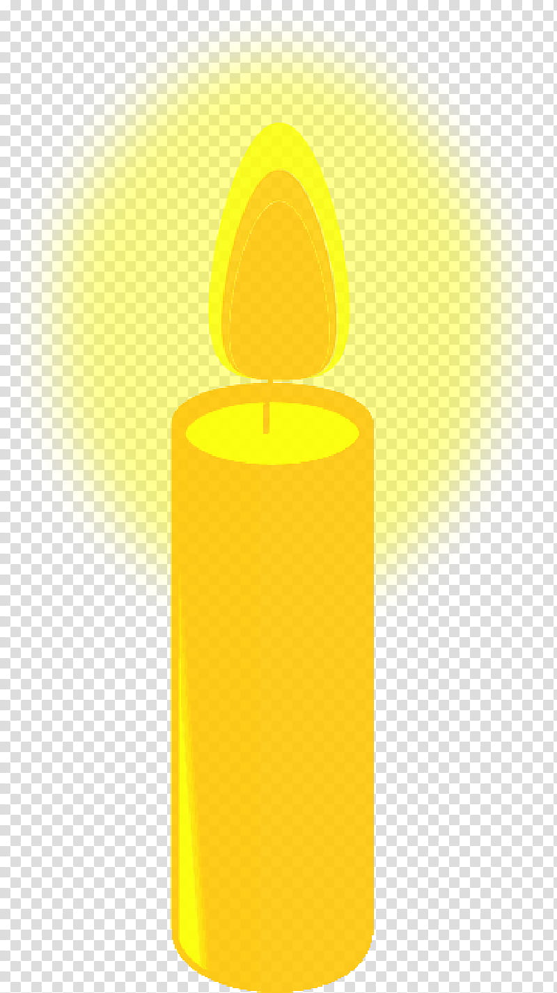 Wax Yellow, Flameless Candle, Cylinder, Lighting, Material Property transparent background PNG clipart