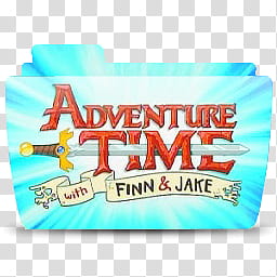 Colorflow AdventureTime Folder, Adventure Time with Finn & Jake folder icon transparent background PNG clipart