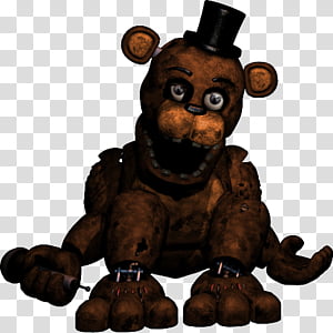 Withered Freddy Full Body transparent background PNG clipart