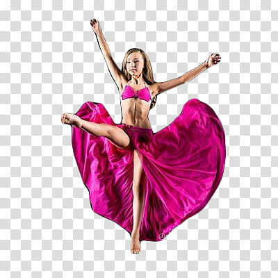 Dance Moms Renovado Parte , woman wearing pink brassiere and skirt transparent background PNG clipart