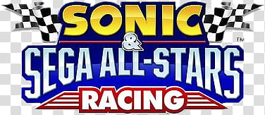 Sonic SEGA All Stars Racing, Sonic SEGA All-Stars Racing LOGO transparent background PNG clipart
