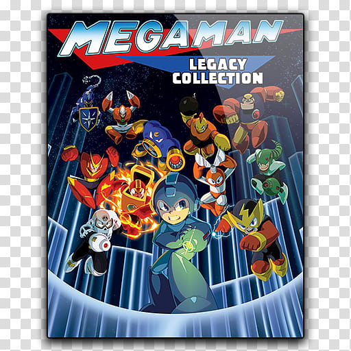 Icon Mega Man Legacy Collection transparent background PNG clipart