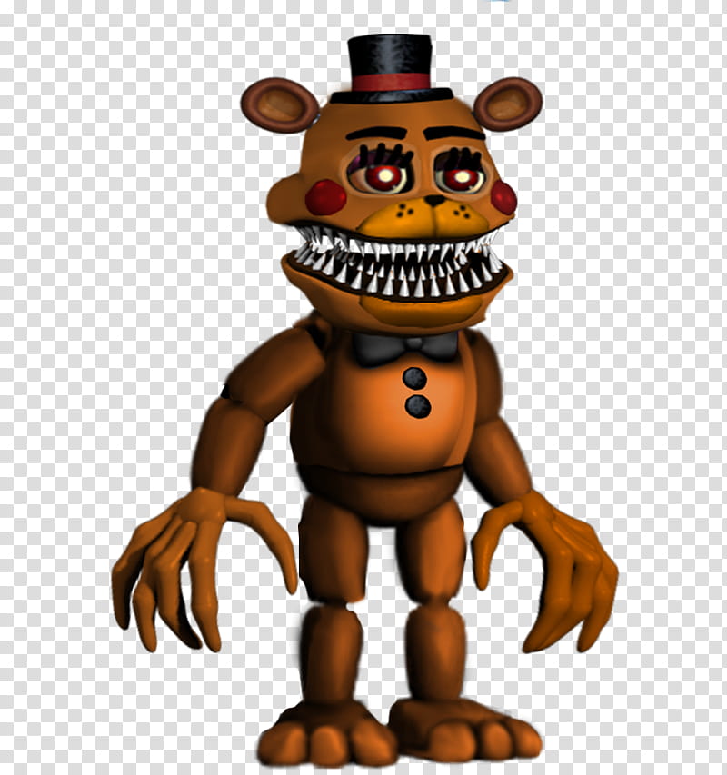 FAN ART Nightmare Toy Freddy transparent background PNG clipart