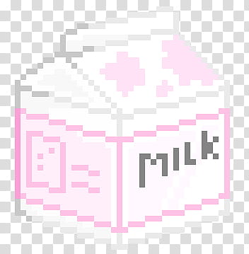 Pixel , milk animated illustration transparent background PNG clipart