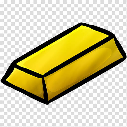 MineCraft Icon  , Gold Ingot, gold bar illustration transparent background PNG clipart