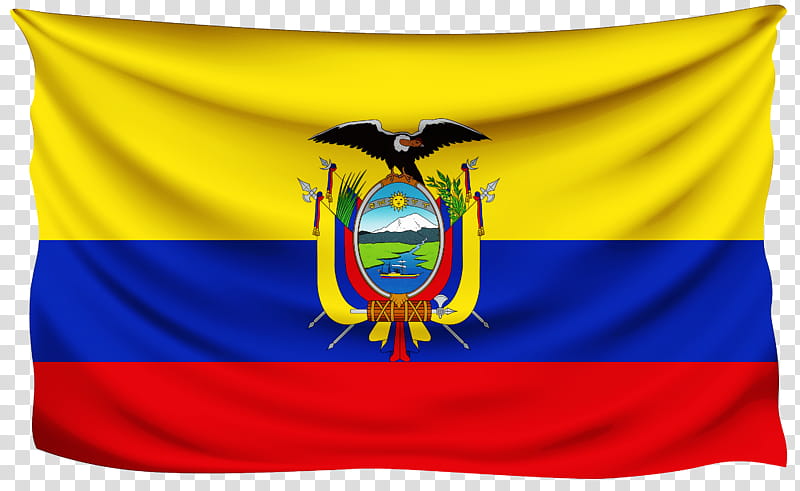 Flag, Flag Of Ecuador, Quito, Coat Of Arms Of Ecuador, Tame, National Symbols Of Ecuador, Flag Of Colombia, Yellow transparent background PNG clipart