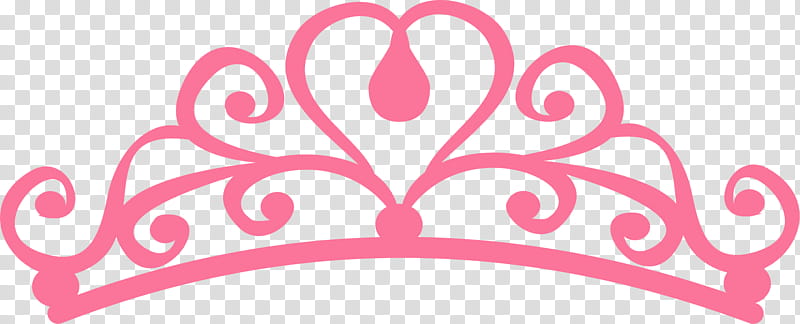 Ornament Heart, Tiara, Crown, Drawing, Pink, Magenta, Visual Arts transparent background PNG clipart