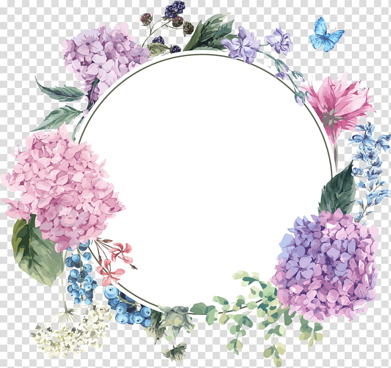 Watercolor Wreath Flower, Floral Design, Drawing, Watercolor Painting, Flower Bouquet, Decal, Garland, Lilac transparent background PNG clipart