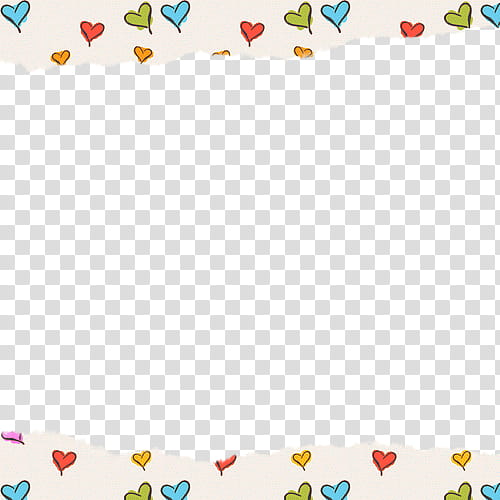 marcos tipo papel, assorted-color heart drawings transparent background PNG clipart