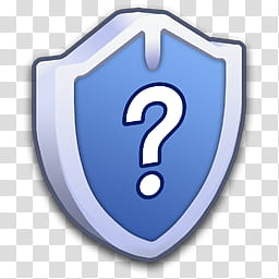 Refresh Cl Icons Security Question Blue And White Shield Icon Transparent Background Png Clipart Hiclipart