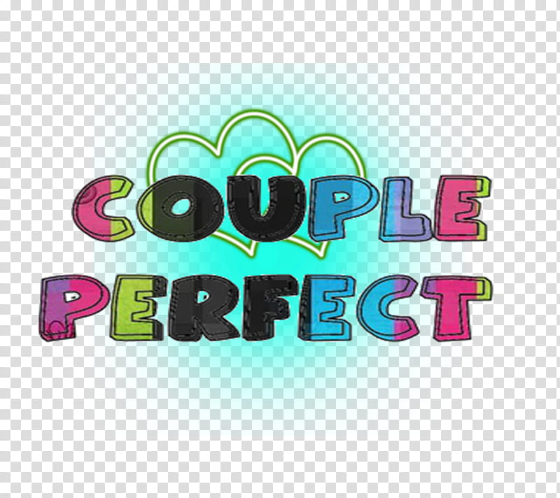 couple perfect word art transparent background PNG clipart