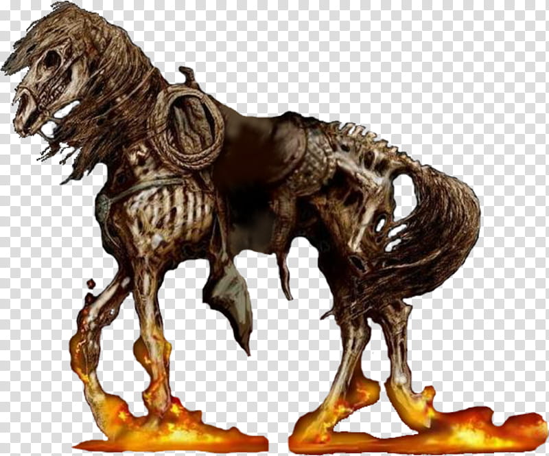 Ghost Rider  Western Horse transparent background PNG clipart