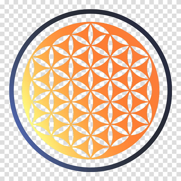 Orange Flower, Overlapping Circles Grid, Buckle, Belt Buckles, Pendant, Mandala, Decal, Geometry transparent background PNG clipart