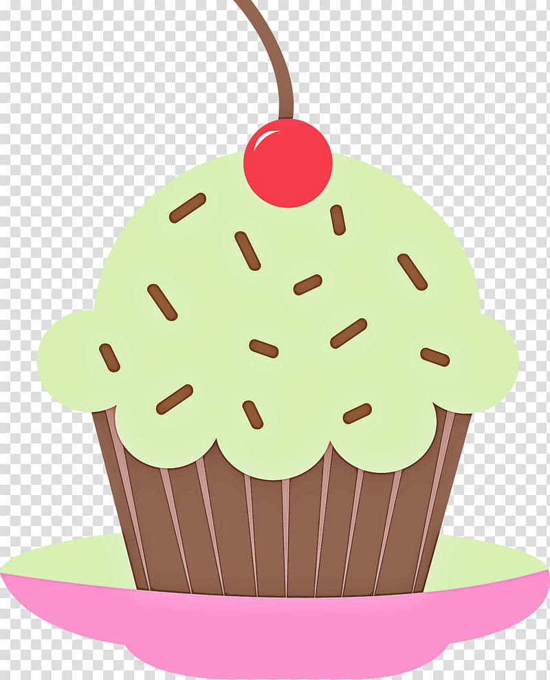 baking cup cupcake cake pink food, Dessert, Buttercream, Icing, Vanilla transparent background PNG clipart