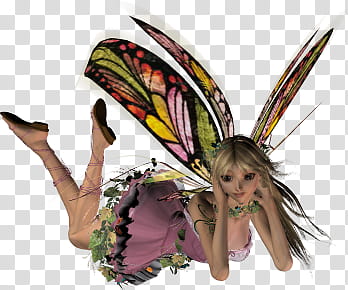 Spring and Summer Fae , fairy graphic transparent background PNG clipart