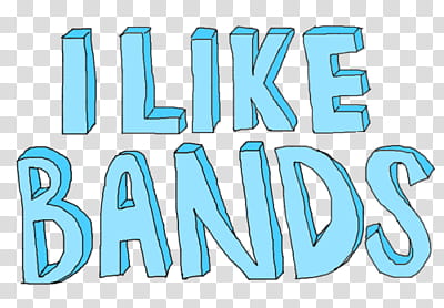 i like bands illustration transparent background PNG clipart