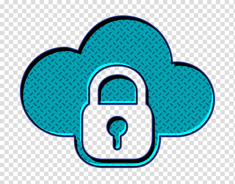 cloud icon cloud computing icon key icon, Lock Icon, Password Protect Icon, Security Icon, Unlock Icon, Turquoise, Green, Aqua, Teal, Azure transparent background PNG clipart