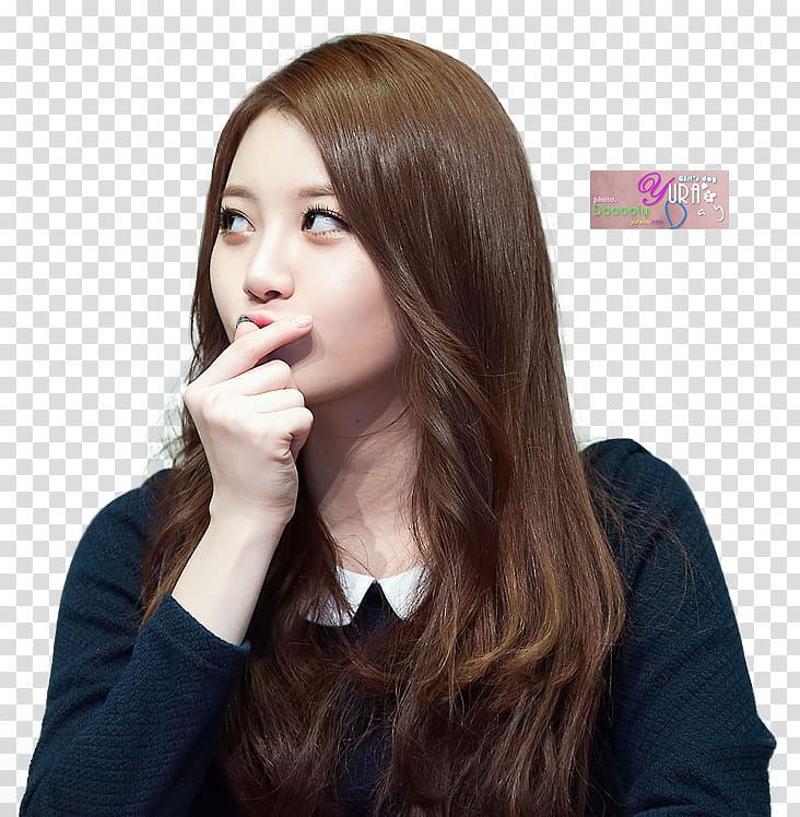 Yura Girls Day, woman with fingers on lips transparent background PNG clipart