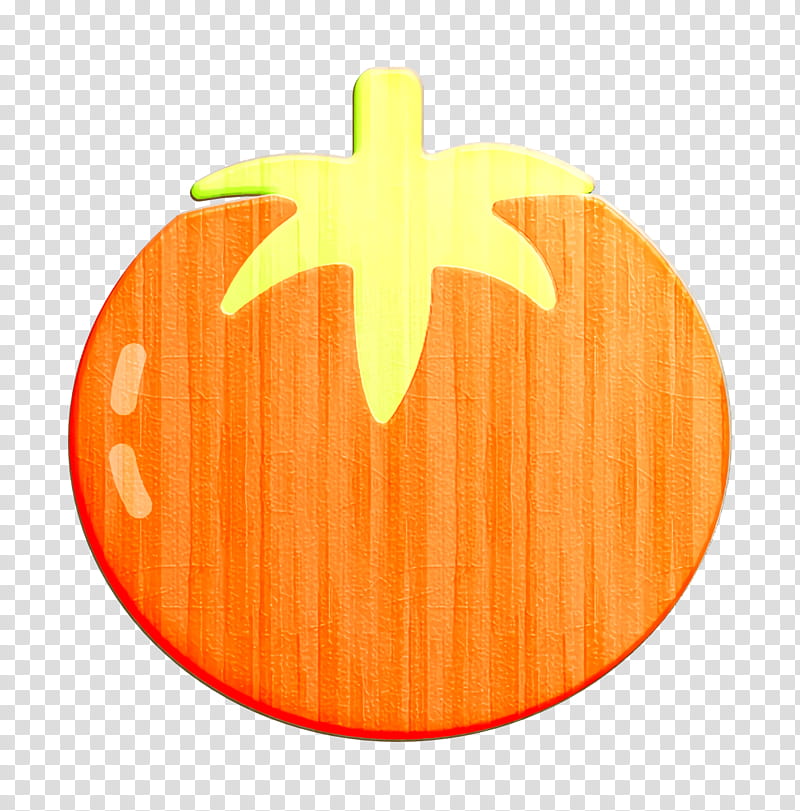 Tomato icon Gastronomy Set icon, Orange, Pumpkin, Fruit, Calabaza, Leaf, Plant, Vegetable transparent background PNG clipart