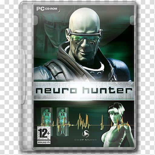 Game Icons , Neuro-Hunter, PC CD-ROM Neuro Hunter cover screenshot transparent background PNG clipart