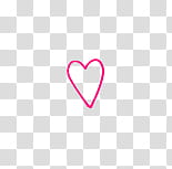 brushes, pink heart illustration transparent background PNG clipart